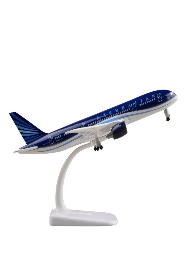 Bswath 1:300 Scale Model Airplane Azerbaijan 787 Model Plane Diecast Airplanes for Gift and Collection - Image 1